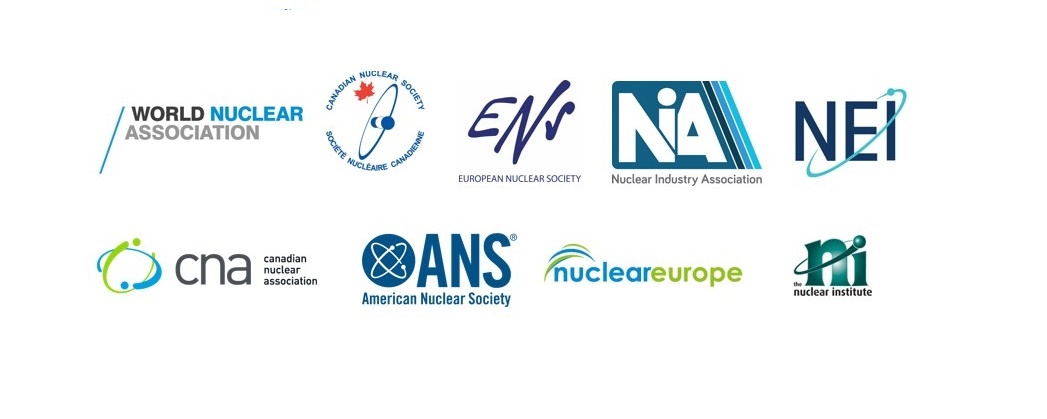 Global nuclear associations and societies logos NEW